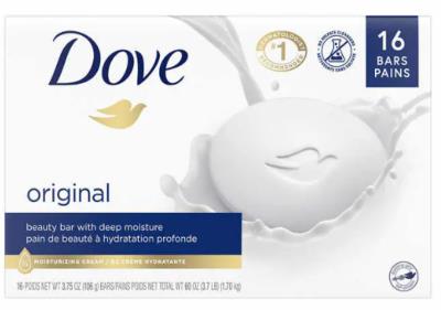 A2540 : Dove A2540 : Hygiène et santé - Savons et gels douche - Savon Barre Original DOVE , SAVON BARRE original , 16 x 106g