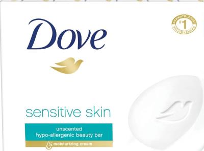 A2541-1 : Dove A2541-1 : Hygiene and Health - Soaps and shower gels - Bar Soap Sensitive Skin DOVE, BAR SOAP sensitive skin, 56 x 106g