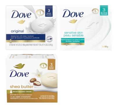 A2542 : Dove A2542 : Hygiène et santé - Savons et gels douche - Savon Bar.ass. DOVE , SAVON BAR.ass., 40 pack x  (3 bar  x 106g)