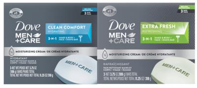 A2543 : Dove A2543 : Hygiène et santé - Savons et gels douche - Men Care DOVE , MEN CARE , 40 pack x (3)