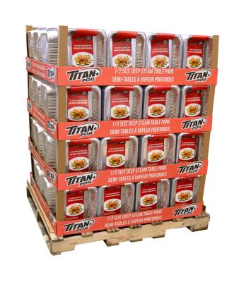 A325 : Titan A325 : Conserves et bocaux - Soupes - Toles Profondes TITAN ,TOLES profondes, 144 mega pack de 30