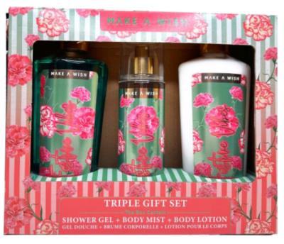 A9853 : Make wish A9853 : Hygiene and Health - Health care - Festive Set (shower Gel-body Mist-lotion) MAKE WISH,FESTIVE SET (shower gel-body mist-lotion),6 CT