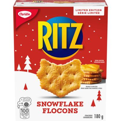 B01211 : Christies B01211 : Déjeuner et collations - Biscuits - Biscuits Ritz Flocons CHRISTIES,BISCUITS RITZ flocons,12 x 180G