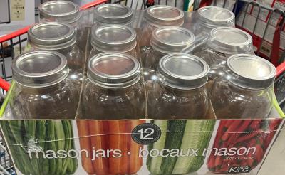 CA040 : Bernardin CA040 : Accessories & Supplies - Orther - Mason Jars (big) BERNARDIN , MASON JARS (BIG) , 12 UN 12 jars x 1litres