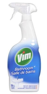 CA0494-OU : Vim CA0494-OU : Household products - Cleaning products - Bathroom Cleaner (spray) VIM, bathroom CLEANER (spray), 12 x 700 ML