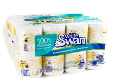 CA1807-OU : White swan CA1807-OU : Household products - Toilet paper - Toilet Paper WHiTE SWAN , TOILET PAPER,24 rlx x (1000 f)