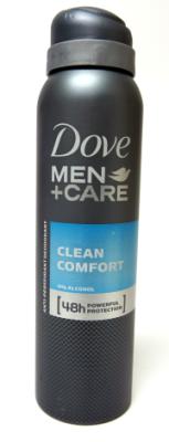 CA2072 : Dove CA2072 : Hygiene and Health - Deodorant - Men Care Deo Sray Clean Confort DOVE, MEN CARE DEO SRAY clean confort, 6 x 150 ML