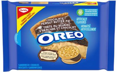 CB9900 : Christie CB9900 : Déjeuner et collations - Biscuits - Bisc. Oreo Beur. D'arachide & Choco. CHRISTIE, BISC. OREO beur. d'arachide & choco.,12 x 482g