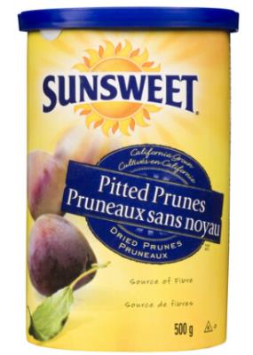 CG020 : Sunsweet CG020 : Ingrédients de cuisine - Lait concentré sucré et en poudre - Pruneaux Sans Noyau SUNSWEET, PRUNEAUX sans noyau, 12 x 500g