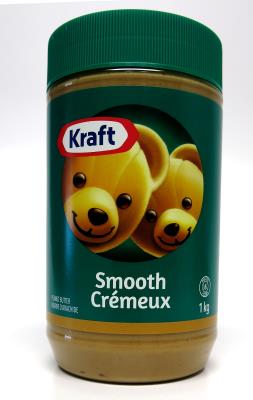 CG2150-2 : Kraft CG2150-2 : Lunch and snacks - Spreads - Smooth Peannut Butter KRAFT,SMOOTH PEANNUT BUTTER,360X1KG (display)