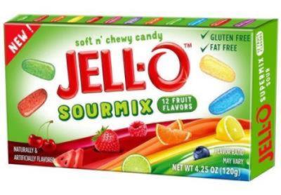 CG5421-JUM : Jell-o CG5421-JUM : Confectionery - Candy - Sour Mix JELL-O,SOUR MIX,144 x 120G