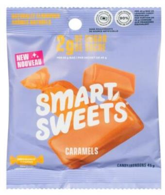 CG6667 : Smart sweets CG6667 : Confiseries - Bonbons - Caramel SMART SWEETS,CARAMEL,,84 / cs ..(6 btes x (14 x 45g)