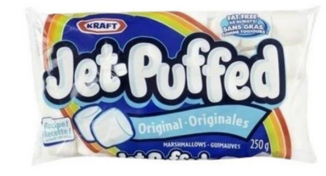 CG6799 : Kraft CG6799 : Confiseries - Guimauves - Guimauve Jet Puff Orig. (blanc) KRAFT, guimauve JET PUFF ORIG. (blanc), 24 x 250g