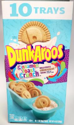 CG7101-OU : Dunkaroos CG7101-OU : Déjeuner et collations - Biscuits - Croque Cannelle DUNKAROOS, CROQUE CANNELLE, 4 x 283g