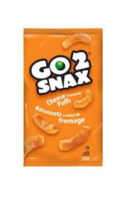 CG7224-OU : Go 2 snax CG7224-OU : Lunch and snacks - Cookies - Cheese Puff GO 2 SNAX,CHEESE PUFF, 12 x 150g