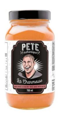 CH2633 : Pete CH2633 : Condiments - Sauce - RosÉ Sauce Rose With Bacon PETE,ROSÉ SAUCE ROSE WITH BACON, 12X700ML