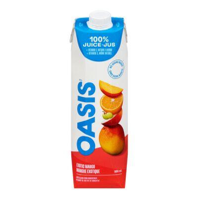 CJ883-OU : Oasis CJ883-OU : Breuvages - Jus - Jus De Mangue OASIS, JUS DE MANGUE, 12 x 960 ML