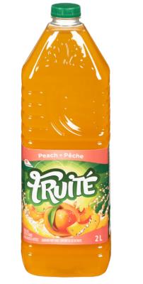 CJ957 : FruitÉ CJ957 : Breuvages - Jus - Boisson Peche FRUITÉ,BOISSON PECHE , 6 x 2 L