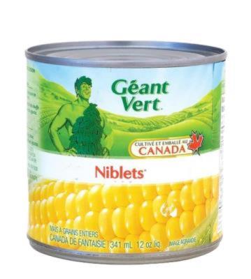 CL45-OU : Green giant CL45-OU : Preserves and jars - Vegetables - Whole Kernel Corn GREEN GIANT,WHOLE KERNEL CORN,12 x 341 ML