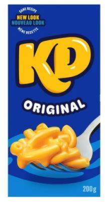 CN210-DE : Kraft dinner CN210-DE : Pâtes, riz et nouilles - Macaroni - Orig. (1/2 Pal)980un. KRAFT DINNER,orig. (1/2 PAL)980un., (28 cs x 35/200g)