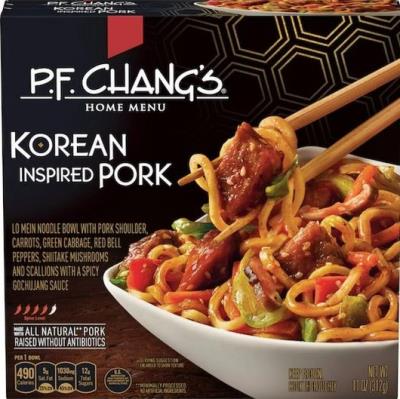 CN555-OU : P.f.chang's CN555-OU : Frozen Products - Meat - Bowls Korean Pork P.F.CHANG'S,BOWLS KOREAN PORK, 8 x 312g