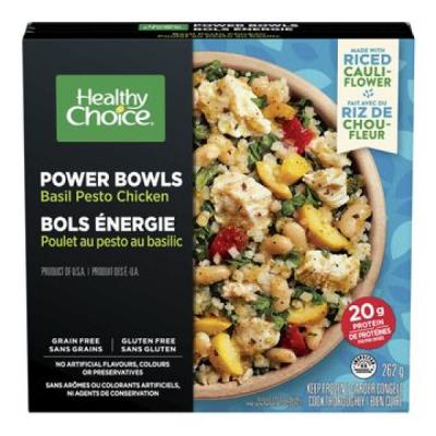 CN558-OU : Healthy choice CN558-OU : Produits congelés - Viande - Bols Énergie Poulet Pesto HEALTHY CHOICE,BOLS ÉNERGIE poulet pesto,8 x 262G