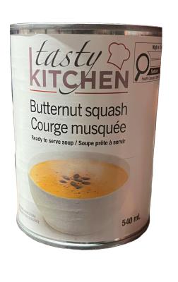 CS0133-OU : Tast.kitc CS0133-OU : Pâtes, riz et nouilles - Soupes - Soupe Courge Musquée TAST.KITC,SOUPE courge musquée,12 x 540 ML