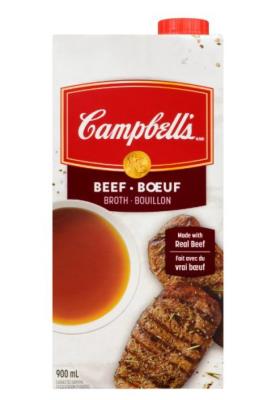 CS985-OU : Campbell's CS985-OU : Conserves et bocaux - Soupes - Bouillon Boeuf CAMPBELL'S, BOUILLON BOEUF, 12 x 900 ML