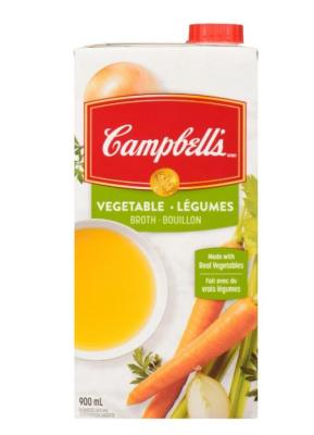 CS991-OU : Campbell's CS991-OU : Conserves et bocaux - Soupes - Bouillon LÉgumes CAMPBELL'S, BOUILLON LÉGUMES, 12 x 900 ML