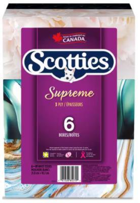 S85270-OU : Scotties S85270-OU : Hygiene and Health - Facial tissues - Fac.tissu Supreme SCOTTIES, FAC.TISSU SUPREME, 8 x 6 x 81 SH